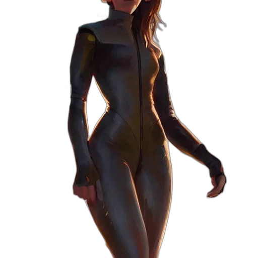 dress, jacket, robot, face transparent PNG cut-out