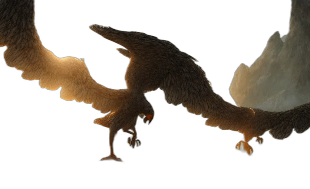 dragon, animal, creature, concept art transparent PNG cut-out