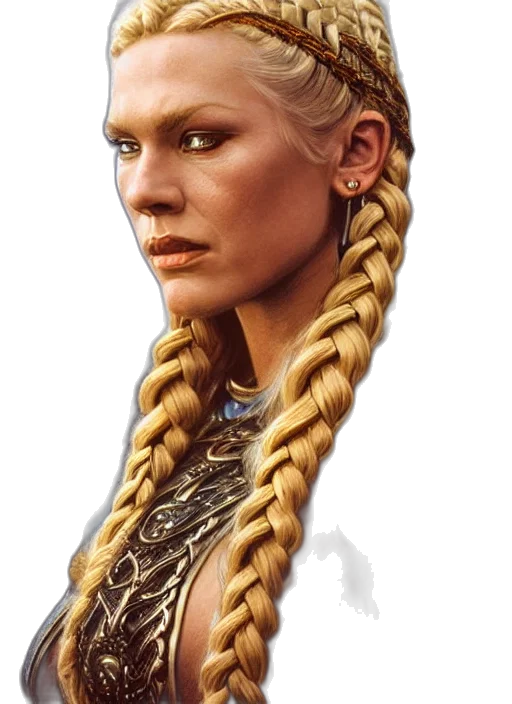 hair, face, jewelry, dragon transparent PNG cut-out