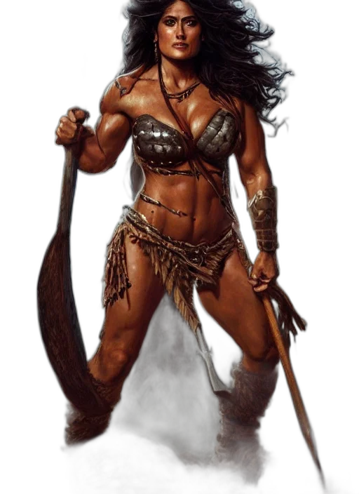 fantasy art, concept art, comic book art, photorealistic transparent PNG cut-out