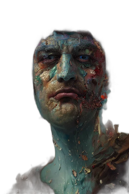 face, mask, creature, robot transparent PNG cut-out