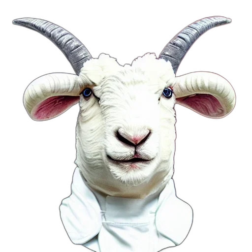 animal, mask, face, 3d render transparent PNG cut-out