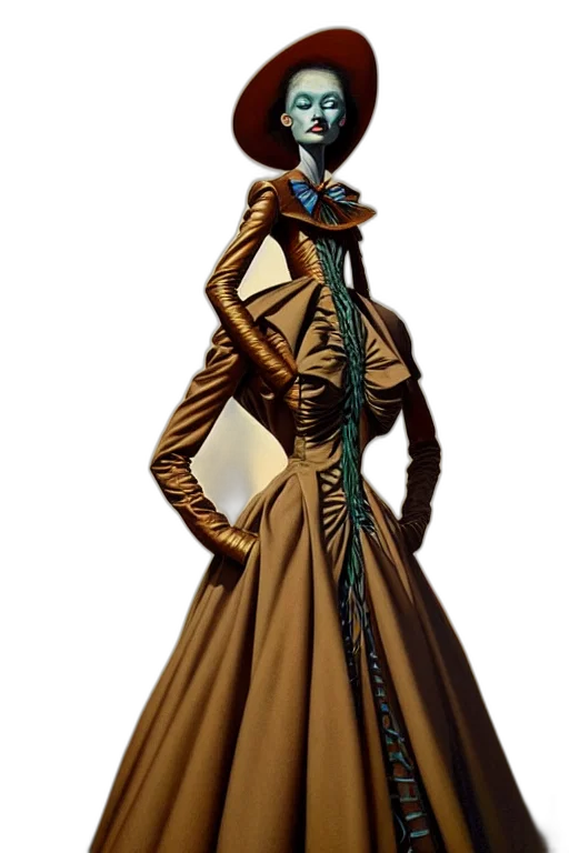 dress, jacket, jewelry, staff transparent PNG cut-out