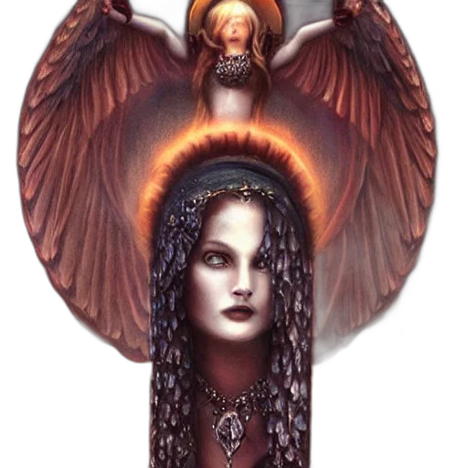 jewelry, staff, crown, fantasy art transparent PNG cut-out