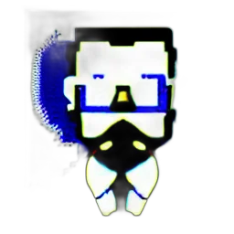 staff, robot, face, creature transparent PNG cut-out