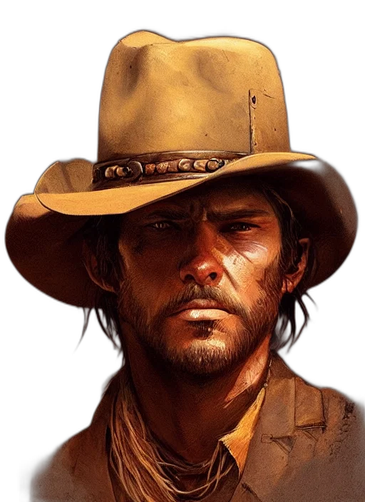 hat, face, staff, photorealistic transparent PNG cut-out