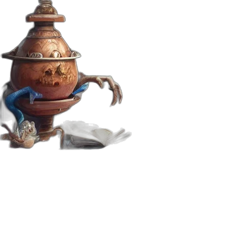 robot, bottle, weapon, staff transparent PNG cut-out