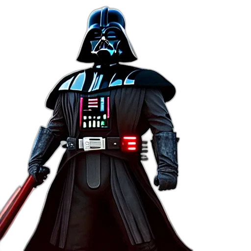 staff, concept art, 3d render, darth transparent PNG cut-out