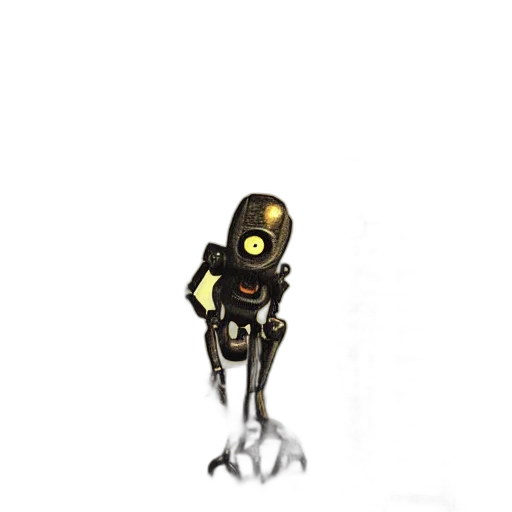 robot, staff, creature, weapon transparent PNG cut-out