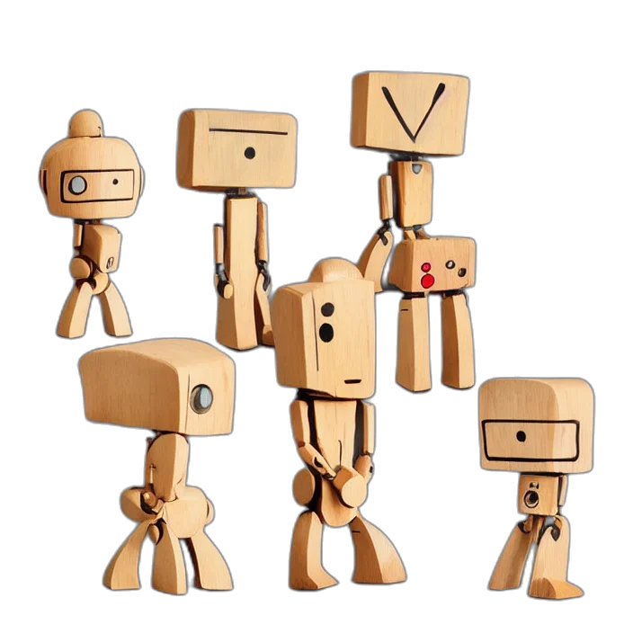 robot, 3d render, concept art, cartoon transparent PNG cut-out