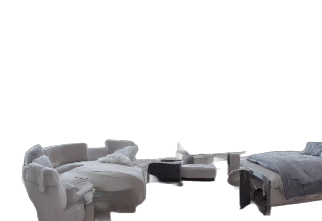 furniture, robot, 3d render, concept art transparent PNG cut-out