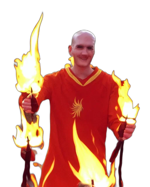 staff, dragon, creature, jacket transparent PNG cut-out