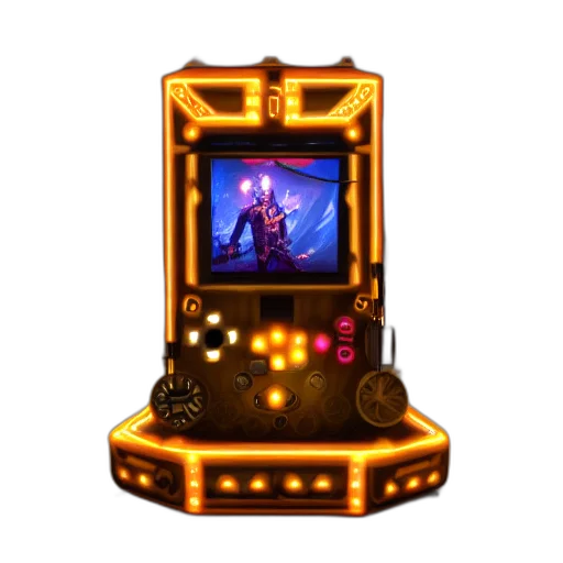 robot, staff, crown, weapon transparent PNG cut-out