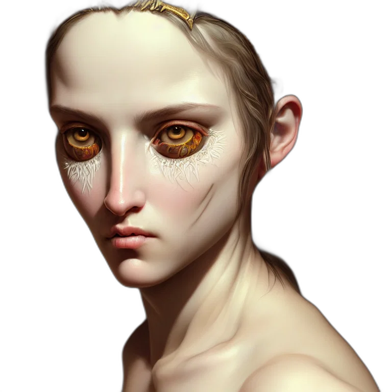 face, mask, creature, robot transparent PNG cut-out
