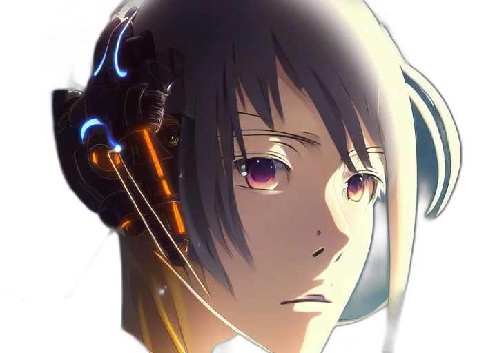 robot, face, mask, weapon transparent PNG cut-out