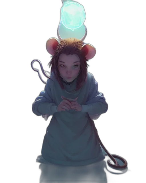 staff, creature, hat, mask transparent PNG cut-out