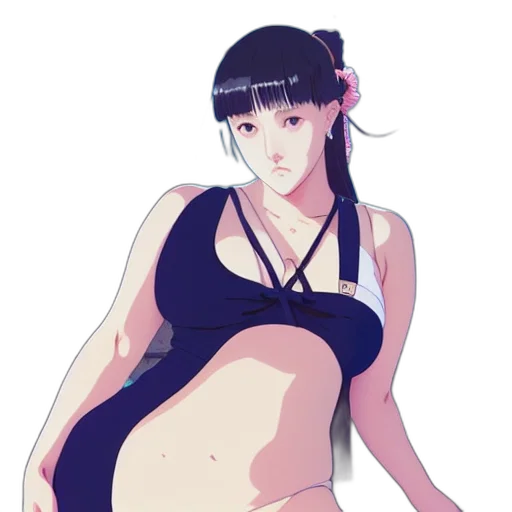 dress, anime, concept art, fantasy art transparent PNG cut-out