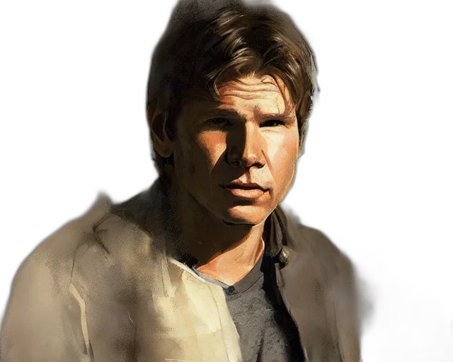 face, photorealistic, comic book art, concept art transparent PNG cut-out