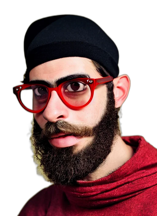 face, hat, mask, hair transparent PNG cut-out
