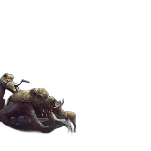creature, animal, dragon, weapon transparent PNG cut-out