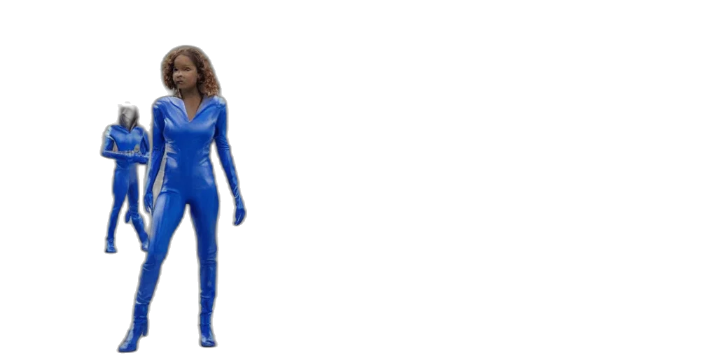 dress, robot, creature, jacket transparent PNG cut-out