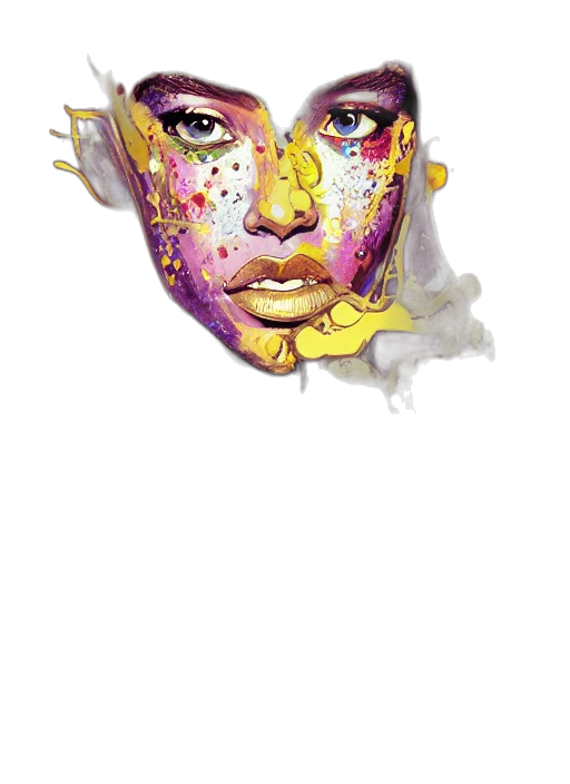 mask, face, crown, jewelry transparent PNG cut-out