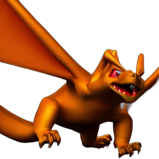 dragon, animal, creature, 3d render transparent PNG cut-out