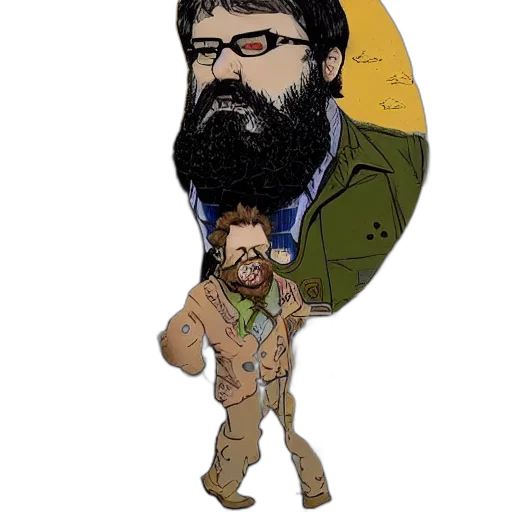 jacket, concept art, comic book art, pixel art transparent PNG cut-out