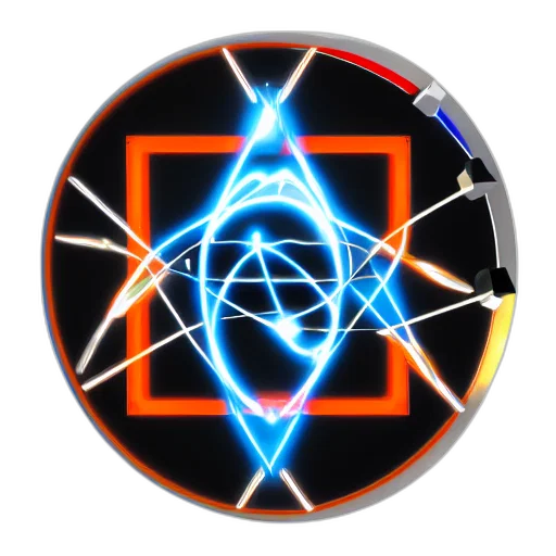 staff, jewelry, cyberpunk, 3d render transparent PNG cut-out