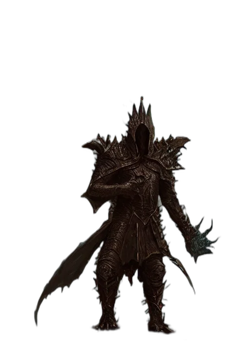 dragon, creature, staff, weapon transparent PNG cut-out