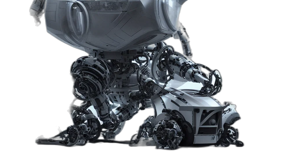 robot, car, weapon, concept art transparent PNG cut-out