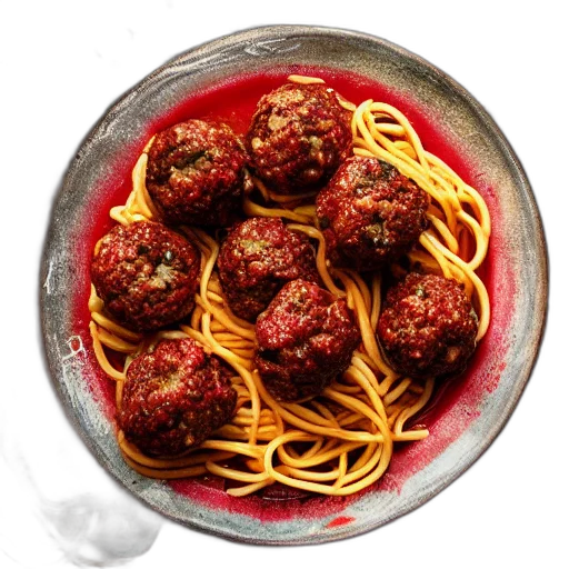 food, photorealistic, photography, nuclear transparent PNG cut-out