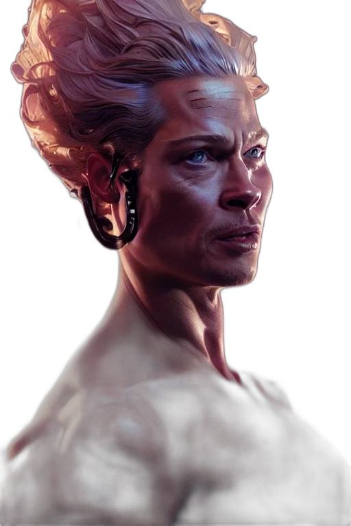 face, creature, crown, robot transparent PNG cut-out