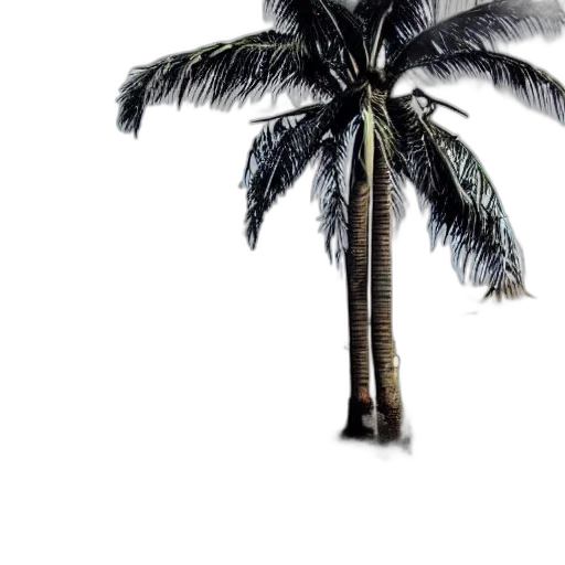umbrella, tree, staff, hat transparent PNG cut-out