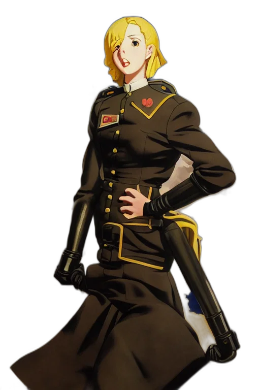 jacket, staff, concept art, anime transparent PNG cut-out
