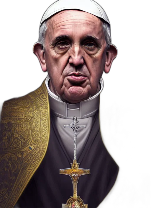 face, photorealistic, concept art, cartoon transparent PNG cut-out