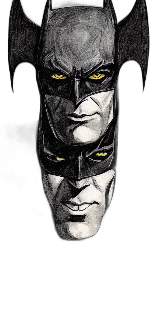mask, face, comic book art, concept art transparent PNG cut-out