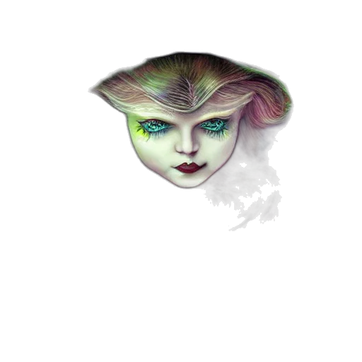 mask, face, creature, jewelry transparent PNG cut-out