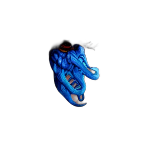 dragon, shoes, mask, creature transparent PNG cut-out