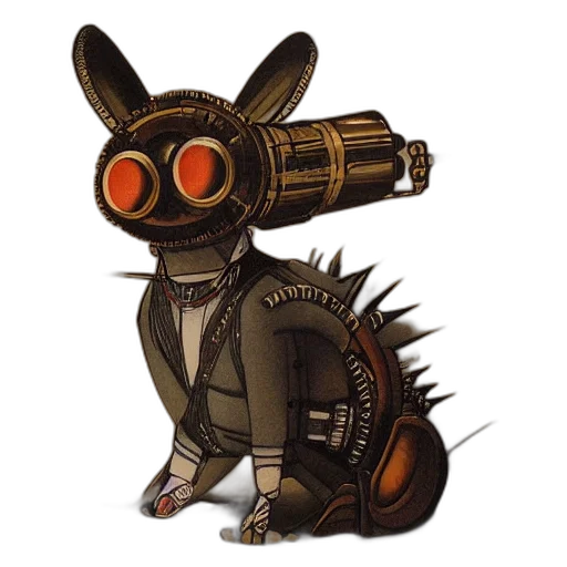 robot, staff, animal, mask transparent PNG cut-out