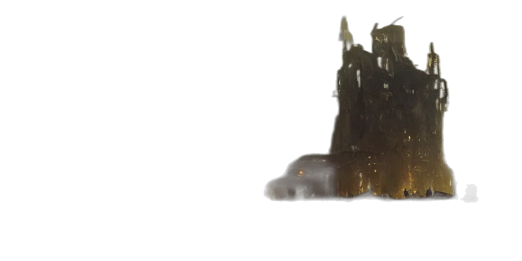 crown, robot, building, dragon transparent PNG cut-out