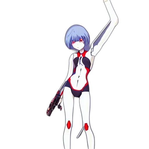 weapon, robot, staff, creature transparent PNG cut-out