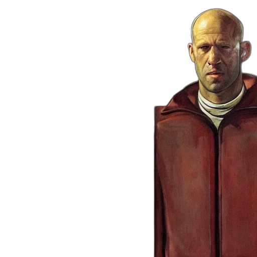 jacket, face, concept art, comic book art transparent PNG cut-out