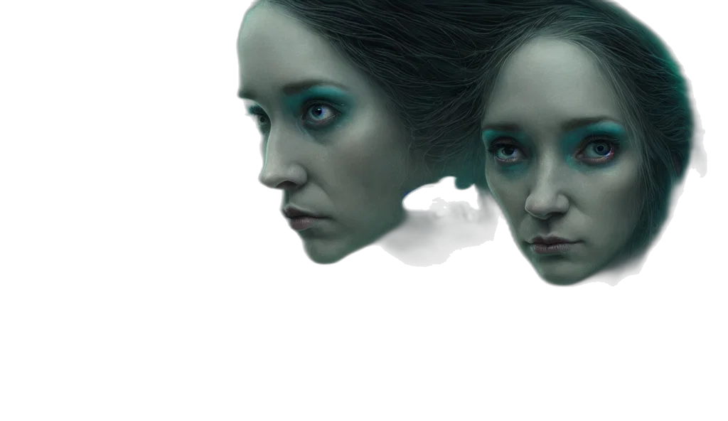 face, mask, robot, photorealistic transparent PNG cut-out