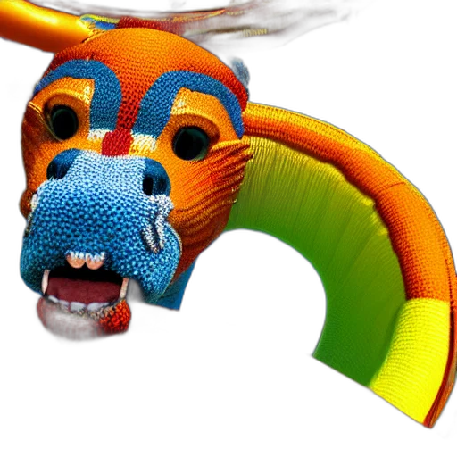 dragon, mask, animal, creature transparent PNG cut-out