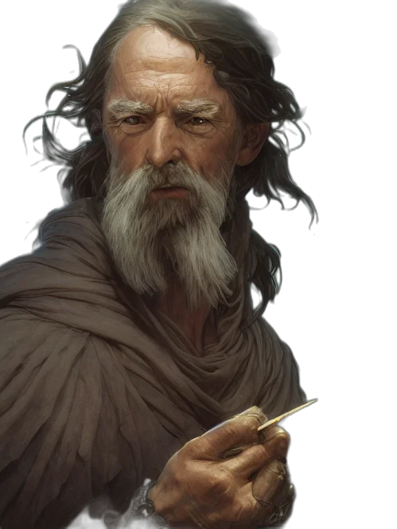 face, staff, fantasy art, concept art transparent PNG cut-out
