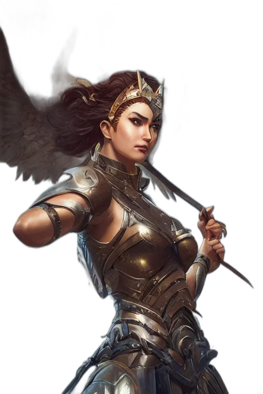 fantasy art, concept art, comic book art, photorealistic transparent PNG cut-out