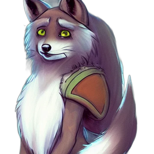staff, animal, creature, fantasy art transparent PNG cut-out