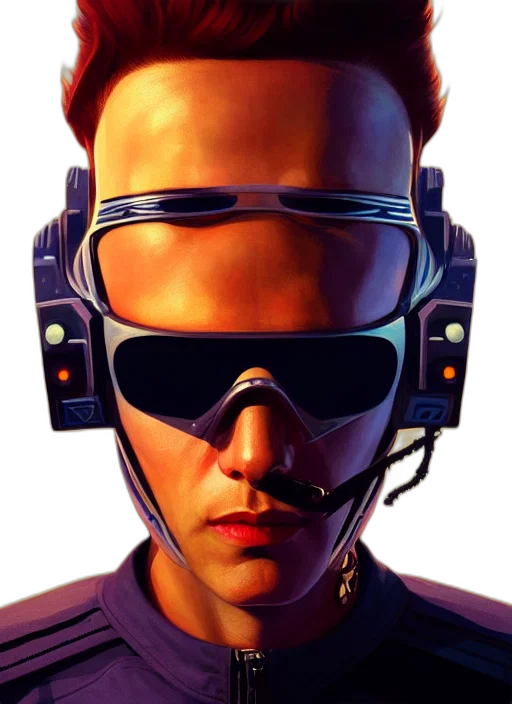 mask, robot, face, staff transparent PNG cut-out