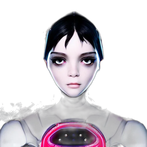 robot, face, mask, creature transparent PNG cut-out